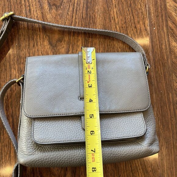 FOSSIL Kinley Leather Crossbody Gray - Picture 4 of 12